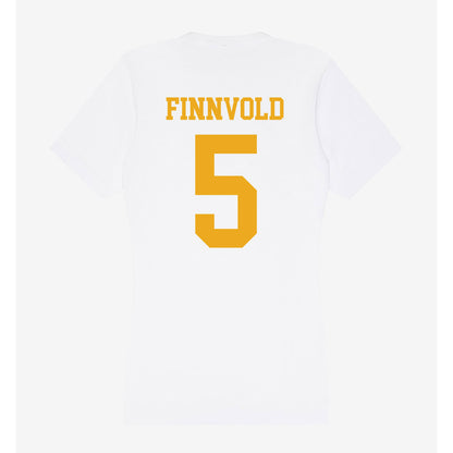 West Virginia - NCAA Women's Volleyball : Alexis Finnvold - Women's V-Neck T-Shirt-1