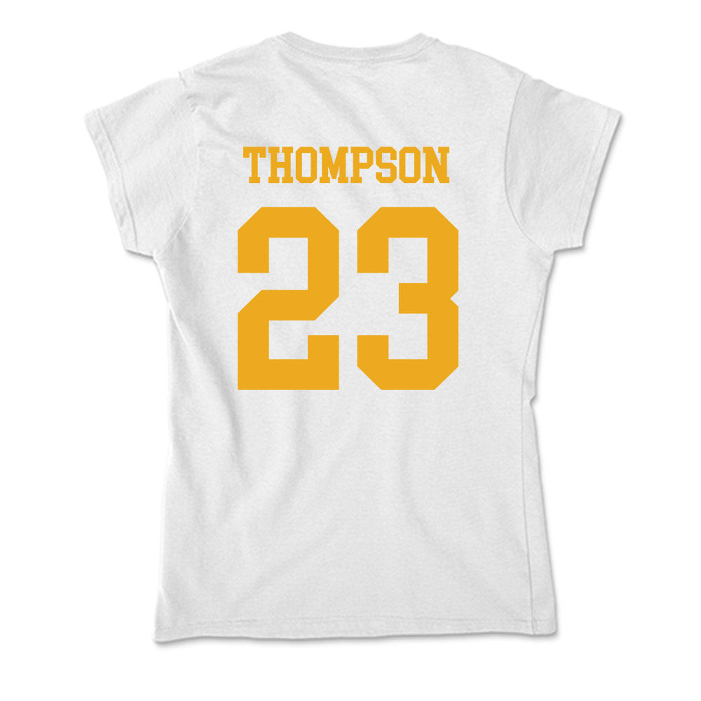 West Virginia - NCAA Football : Malachi Thompson - Soft Style Women’s T-Shirt-1