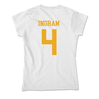 West Virginia - NCAA Baseball : Jackson Ingram - Soft Style Women’s T-Shirt-1