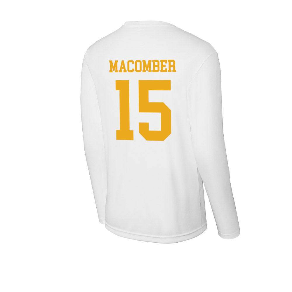 West Virginia - NCAA Men's Soccer : Brayden Macomber - Activewear Long Sleeve T-Shirt-1
