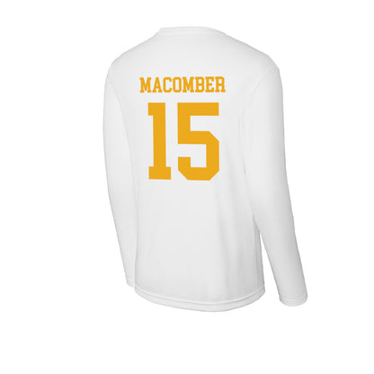 West Virginia - NCAA Men's Soccer : Brayden Macomber - Activewear Long Sleeve T-Shirt-1