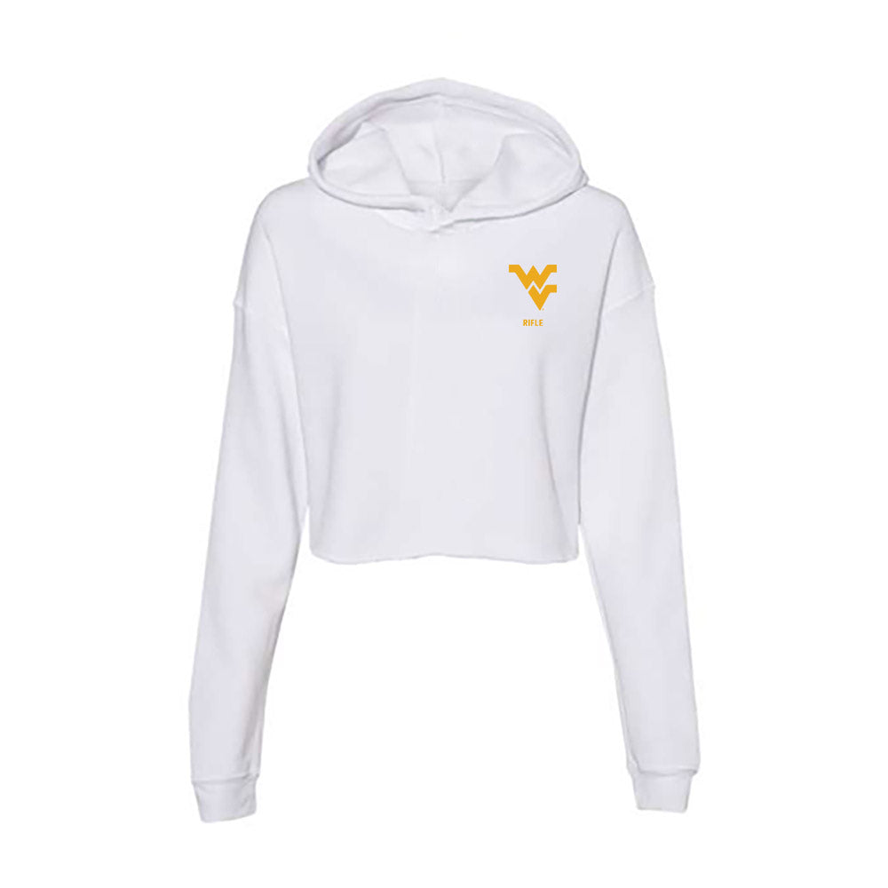 West Virginia - NCAA Rifle : Camryn Camp - Women's Crop Fleece Hoodie-0
