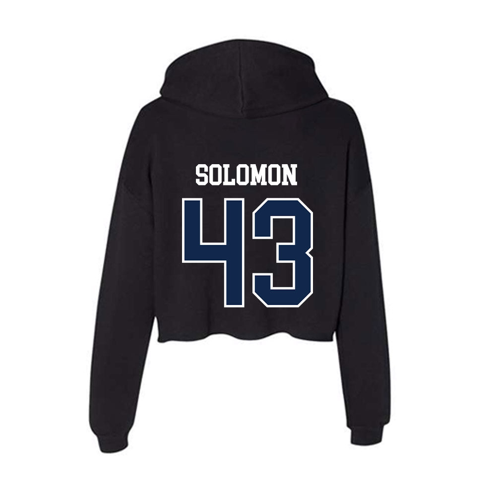 Ole Miss - NCAA Football : Isreal Solomon - Women's Crop Fleece Hooded Sweatshirt-1