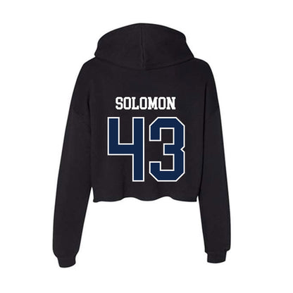Ole Miss - NCAA Football : Isreal Solomon - Women's Crop Fleece Hooded Sweatshirt-1