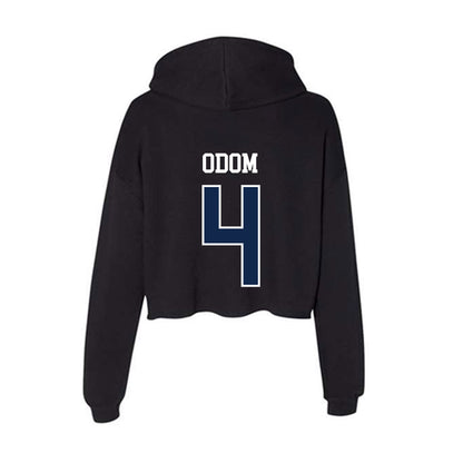 Ole Miss - NCAA Football : Caleb Odom - Women's Crop Fleece Hoodie-1