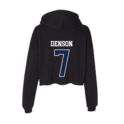 Ole Miss - NCAA Football : Sharif Denson - Women's Crop Fleece Hooded Sweatshirt-1
