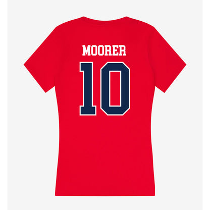 Ole Miss - NCAA Women's Volleyball : Nina Moorer - Women's V-Neck T-Shirt-1