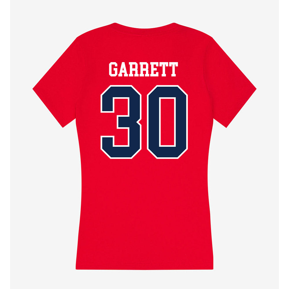 Ole Miss - NCAA Football : Jamichael Garrett - Women's V-Neck T-Shirt-1