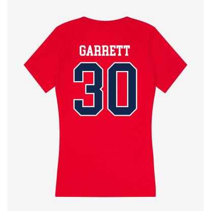 Ole Miss - NCAA Football : Jamichael Garrett - Women's V-Neck T-Shirt-1
