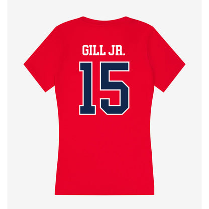 Ole Miss - NCAA Football : Darrell Gill Jr. - Women's V-Neck T-Shirt-1