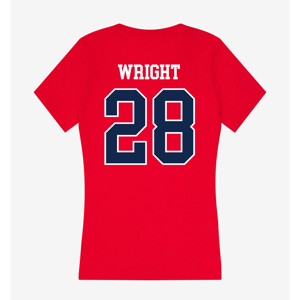 Ole Miss - NCAA Women's Soccer : Isabelle Wright - Women's V-Neck T-Shirt-1