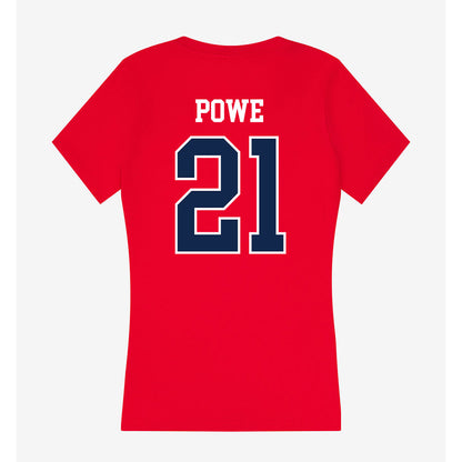 Ole Miss - NCAA Women's Basketball : Debreasha Powe - Women's V-Neck T-Shirt-1