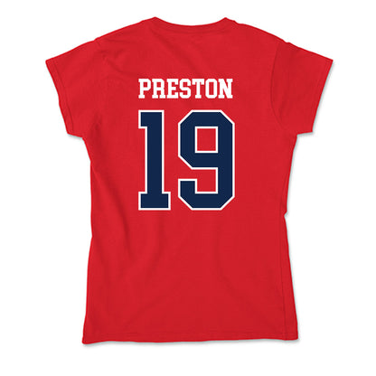 Ole Miss - NCAA Football : MJ Preston - Soft Style Women’s T-Shirt-1