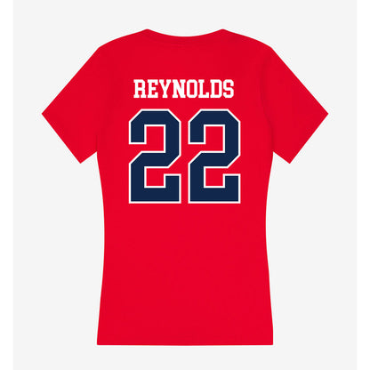 Ole Miss - NCAA Women's Soccer : Ryann Reynolds - Women's V-Neck T-Shirt-1