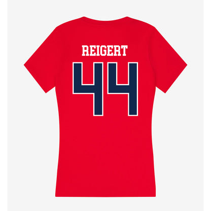 Ole Miss - NCAA Baseball : Jake Reigert - Women's V-Neck T-Shirt-1