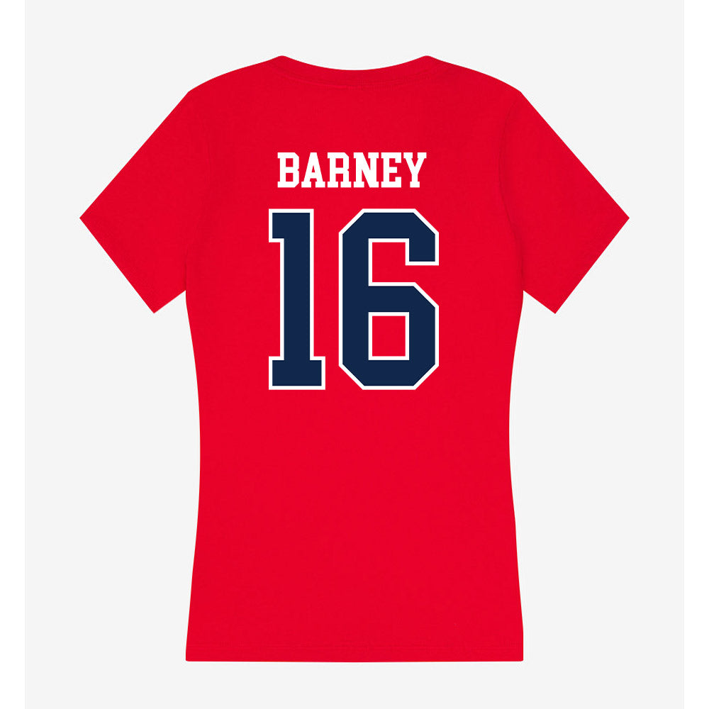 Ole Miss - NCAA Football : Dorian Barney - Women's V-Neck T-Shirt-1