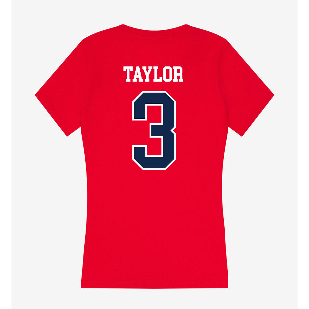 Ole Miss - NCAA Women's Volleyball : Sophie Taylor - Women's V-Neck T-Shirt-1