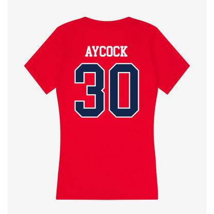 Ole Miss - NCAA Softball : Kyra Aycock - Women's V-Neck T-Shirt-1