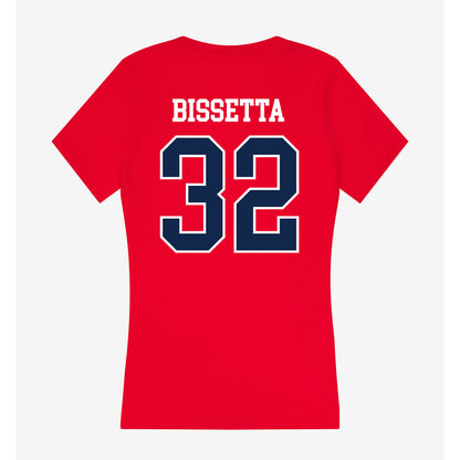 Ole Miss - NCAA Baseball : Tristan Bissetta - Women's V-Neck T-Shirt-1