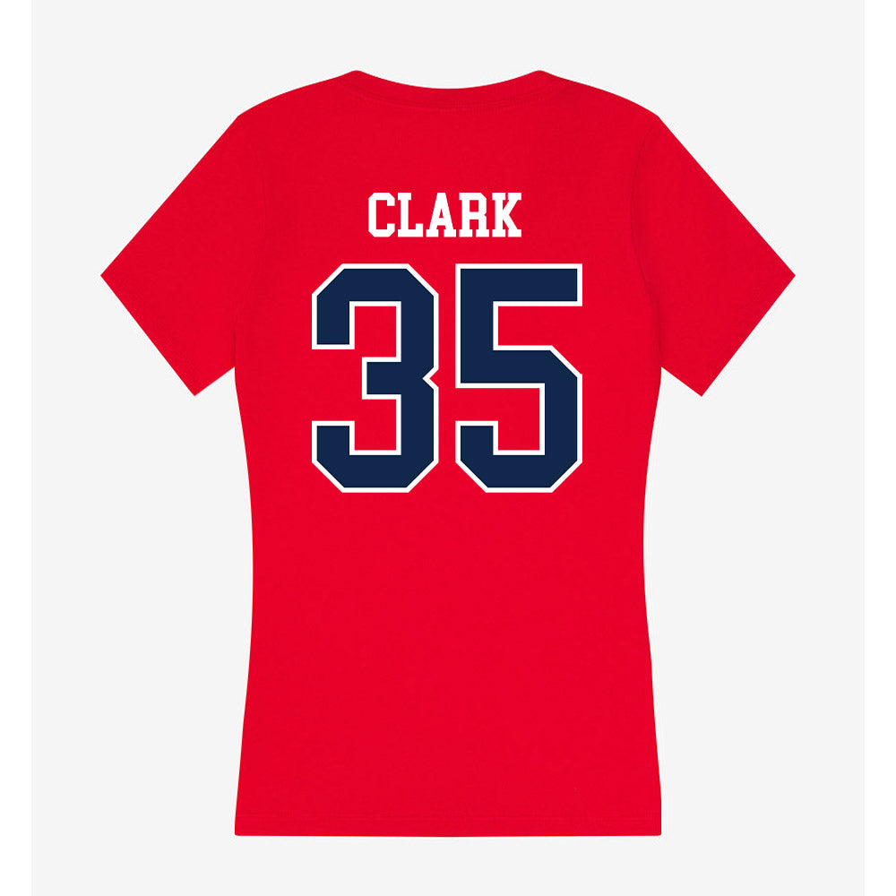 Ole Miss - NCAA Football : Cameron Clark - Women's V-Neck T-Shirt-1