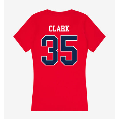 Ole Miss - NCAA Football : Cameron Clark - Women's V-Neck T-Shirt-1