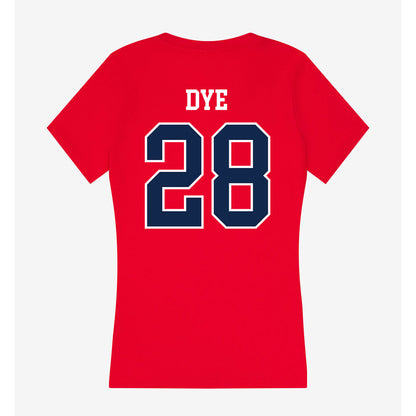 Ole Miss - NCAA Football : Joshua Dye - Women's V-Neck T-Shirt-1