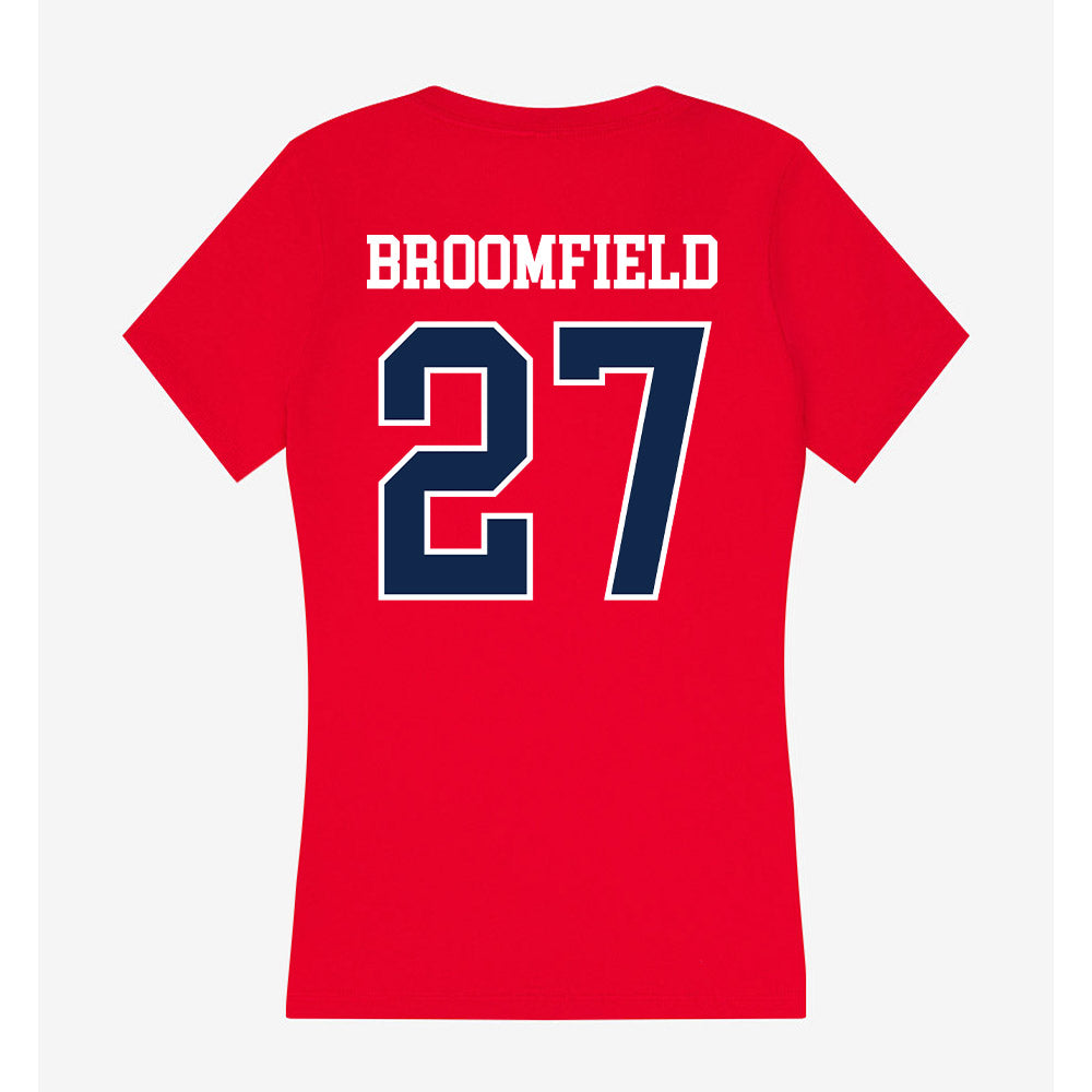 Ole Miss - NCAA Football : Patrick Broomfield - Women's V-Neck T-Shirt-1