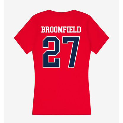 Ole Miss - NCAA Football : Patrick Broomfield - Women's V-Neck T-Shirt-1