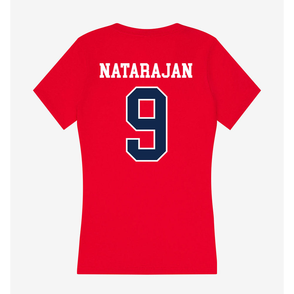 Ole Miss - NCAA Women's Volleyball : Coco Natarajan - Women's V-Neck T-Shirt-1