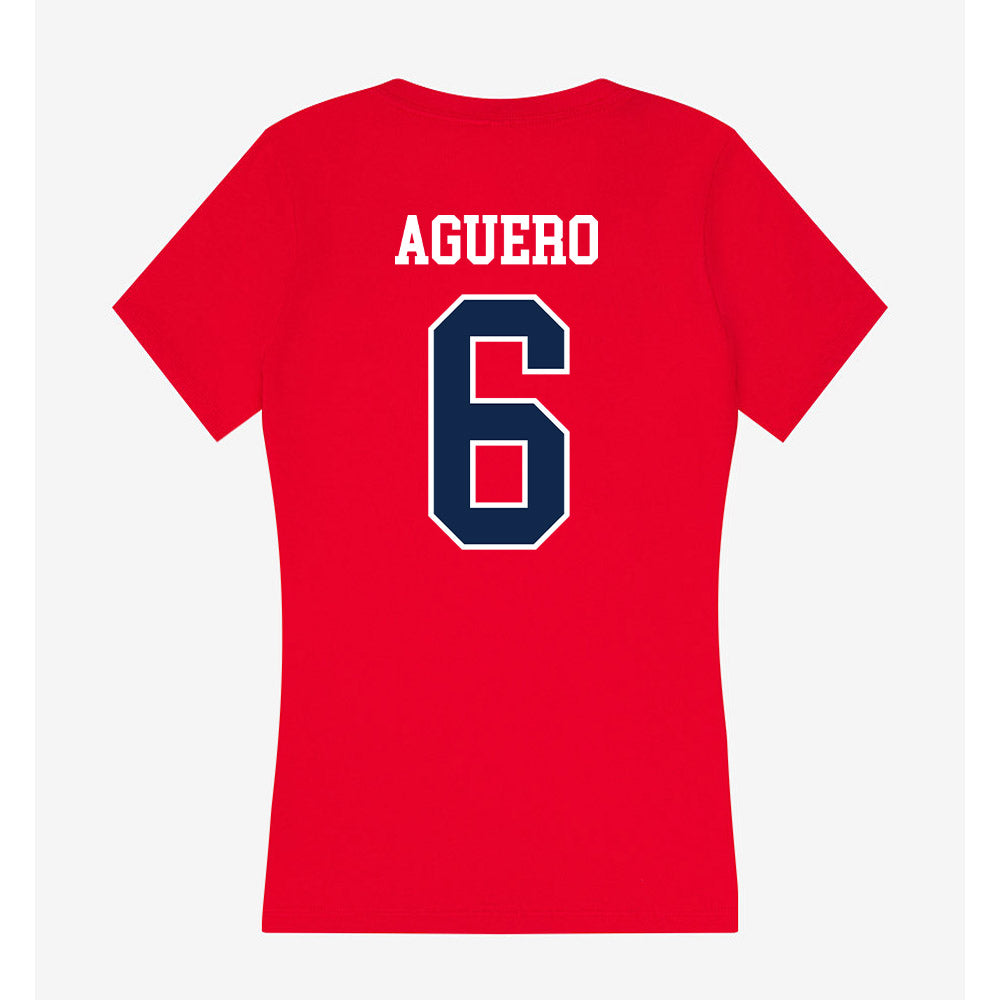 Ole Miss - NCAA Football : Joenel Aguero - Women's V-Neck T-Shirt-1