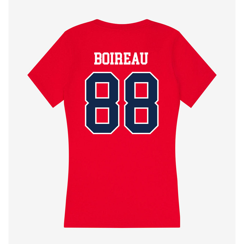 Ole Miss - NCAA Football : Michai Boireau - Women's V-Neck T-Shirt-1