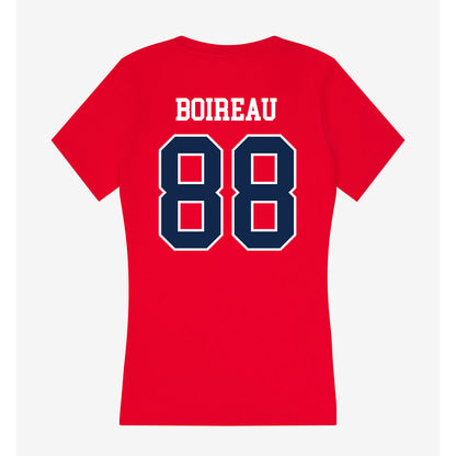 Ole Miss - NCAA Football : Michai Boireau - Women's V-Neck T-Shirt-1