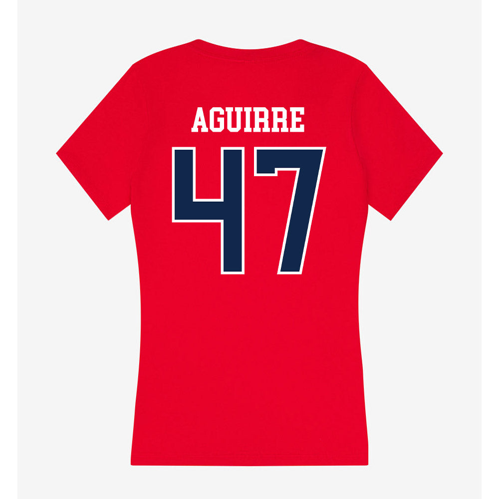 Ole Miss - NCAA Football : Anthony Aguirre - Women's V-Neck T-Shirt-1