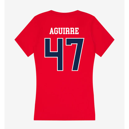 Ole Miss - NCAA Football : Anthony Aguirre - Women's V-Neck T-Shirt-1