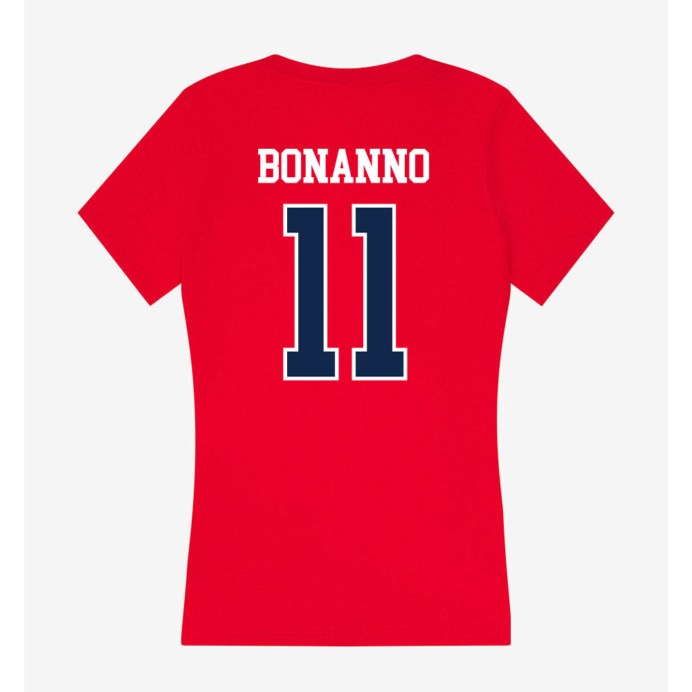 Ole Miss - NCAA Women's Volleyball : Bella Bonanno - Women's V-Neck T-Shirt-1