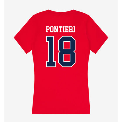 Ole Miss - NCAA Women's Soccer : Bella Pontieri - Women's V-Neck T-Shirt-1