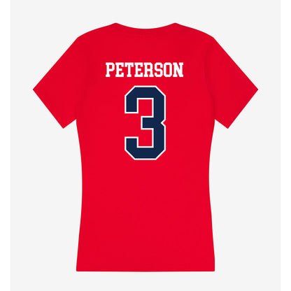 Ole Miss - NCAA Women's Basketball : Kaitlin Peterson - Women's V-Neck T-Shirt-1