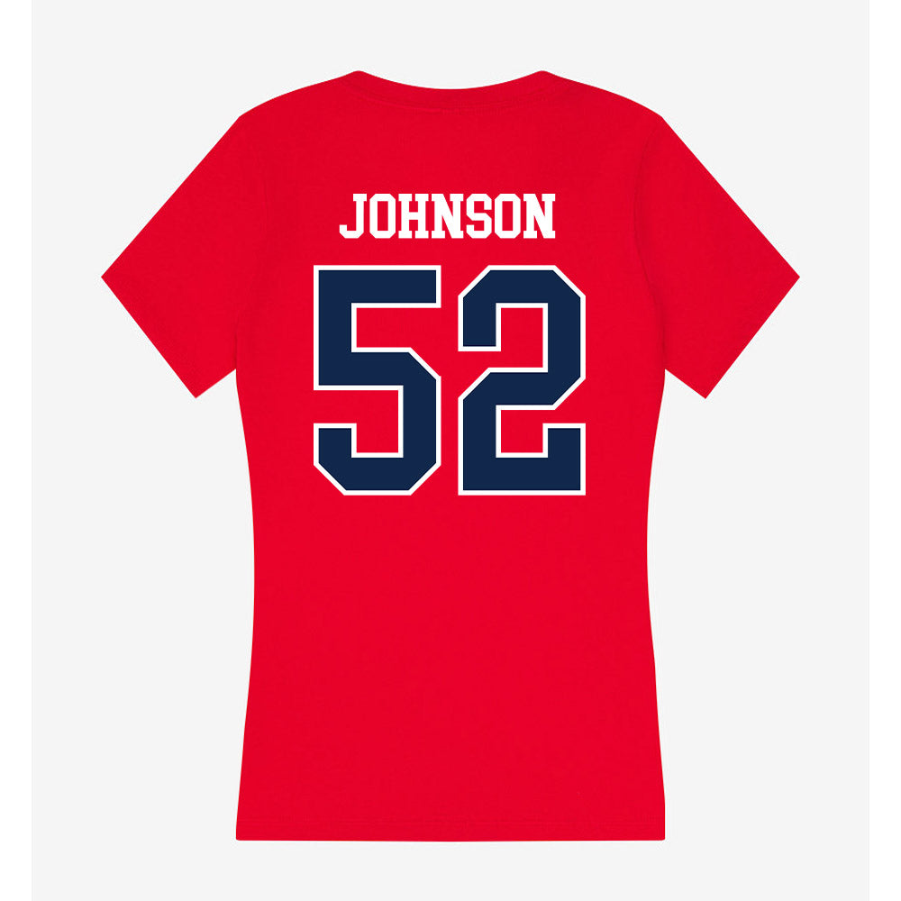 Ole Miss - NCAA Football : Cooper Johnson - Women's V-Neck T-Shirt-1