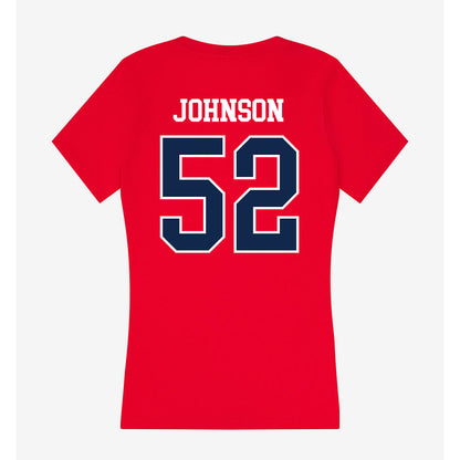 Ole Miss - NCAA Football : Cooper Johnson - Women's V-Neck T-Shirt-1