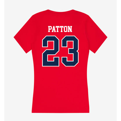 Ole Miss - NCAA Men's Basketball : Daniel Patton - Women's V-Neck T-Shirt-1