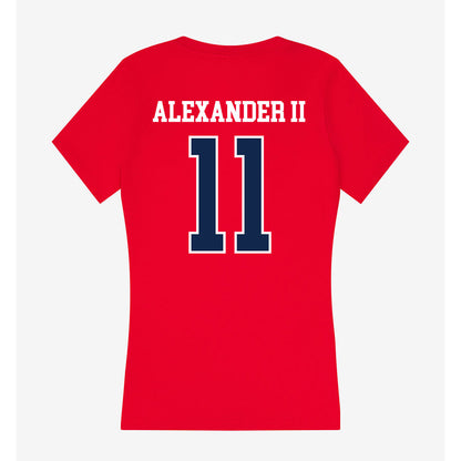 Ole Miss - NCAA Football : Hilton Deuce Alexander II - Women's V-Neck T-Shirt-1