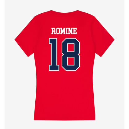 Ole Miss - NCAA Baseball : Luke Romine - Women's V-Neck T-Shirt-1