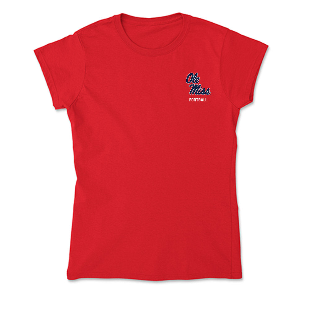 Ole Miss - NCAA Football : Peter Mcstravick - Soft Style Women’s T-Shirt-0