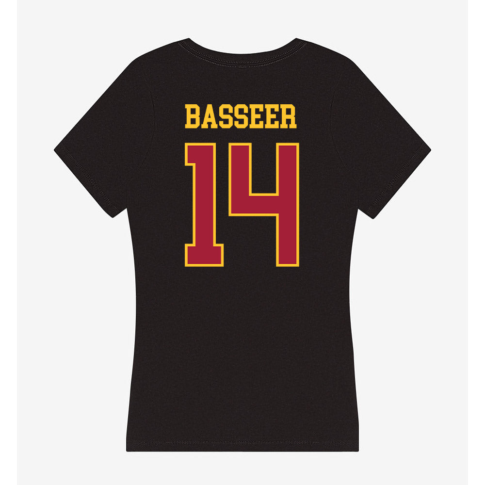 USC - NCAA Baseball : Jack Basseer - Women's V-Neck T-Shirt-1