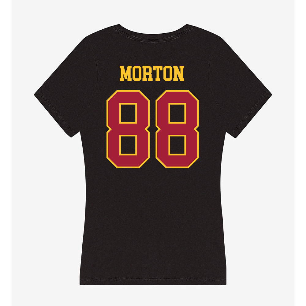 USC - NCAA Women's Lacrosse : Charlotte Morton - Women's V-Neck T-Shirt-1