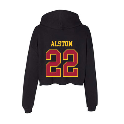 USC - NCAA Football : Shahn Alston - Women's Crop Fleece Hoodie-1