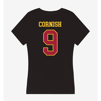 USC - NCAA Men's Basketball : Ryan Cornish - Women's V-Neck T-Shirt-1
