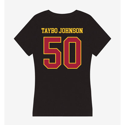 USC - NCAA Football : Taylor "Taybo" Johnson - Women's V-Neck T-Shirt-1