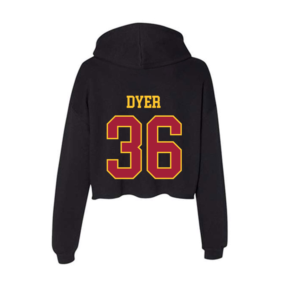 USC - NCAA Football : Peyton Dyer - Women's Crop Fleece Hoodie-1