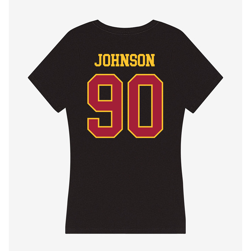USC - NCAA Football : Jake Johnson - Women's V-Neck T-Shirt-1